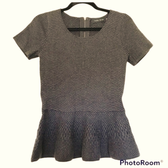Peplum snakeskin design blouse - Picture 1 of 3